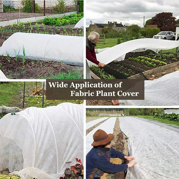 Yulucky Antifreeze Cover,Non-Woven Plant Frost Protection Blanket 1.6x9m for Vegetables, Fruits & Flowers - Cold Weather Cover, Breathable Fabric,