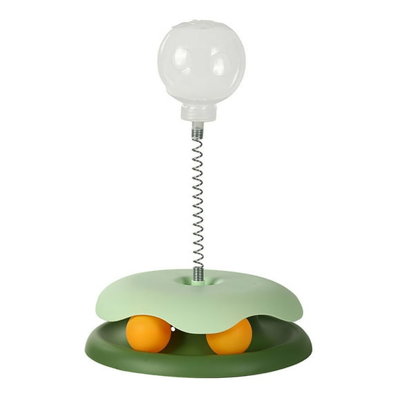Yulucky Food Leaking Ball,Interactive Treat Dispenser for Cats and Dogs Slow Feeder Puzzle Toy with Adjustable Difficulty Leak-Proof Design,Home