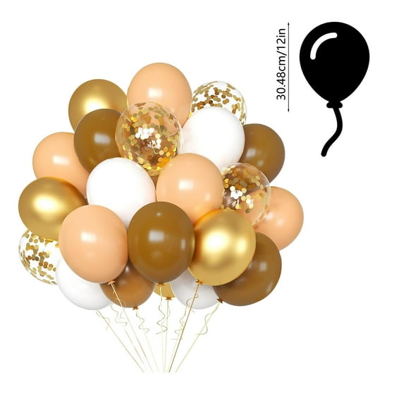 JASKFLY Latex Balloon 30-Piece Multicolor Polyester Balloons Set for Party Decorations-Helium-Filled 7.87x7.87x0.78" Includes 30 Balloons for