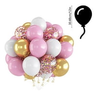 Yulucky Latex Balloon,30-Piece Multicolor Polyester Balloons Set for Party Decorations-Helium-Filled 7.87 x 7.87 x 0.78 Inches Includes 30 Balloons for