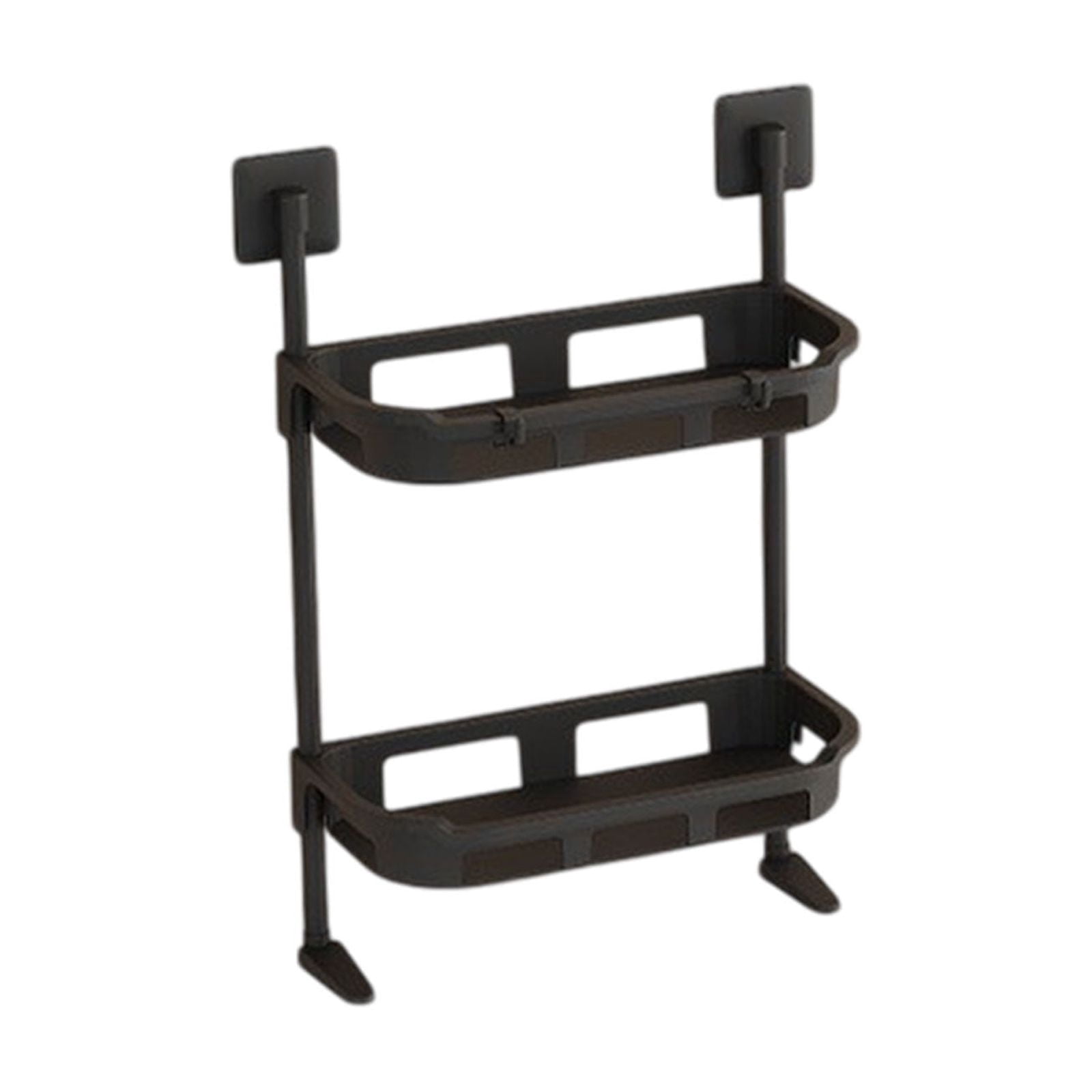 Yulucky Plastic Bathroom Storage Rack Wall Mounted Bathroom Sink Rack ...