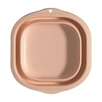 Yulucky Plastic Washbasin Foldable Collapsible Wash Basin 12.2x10.83 Inch Plastic Kitchen Sink Dish Pan Camping Portable Laundry Bucket|Plastic,Green