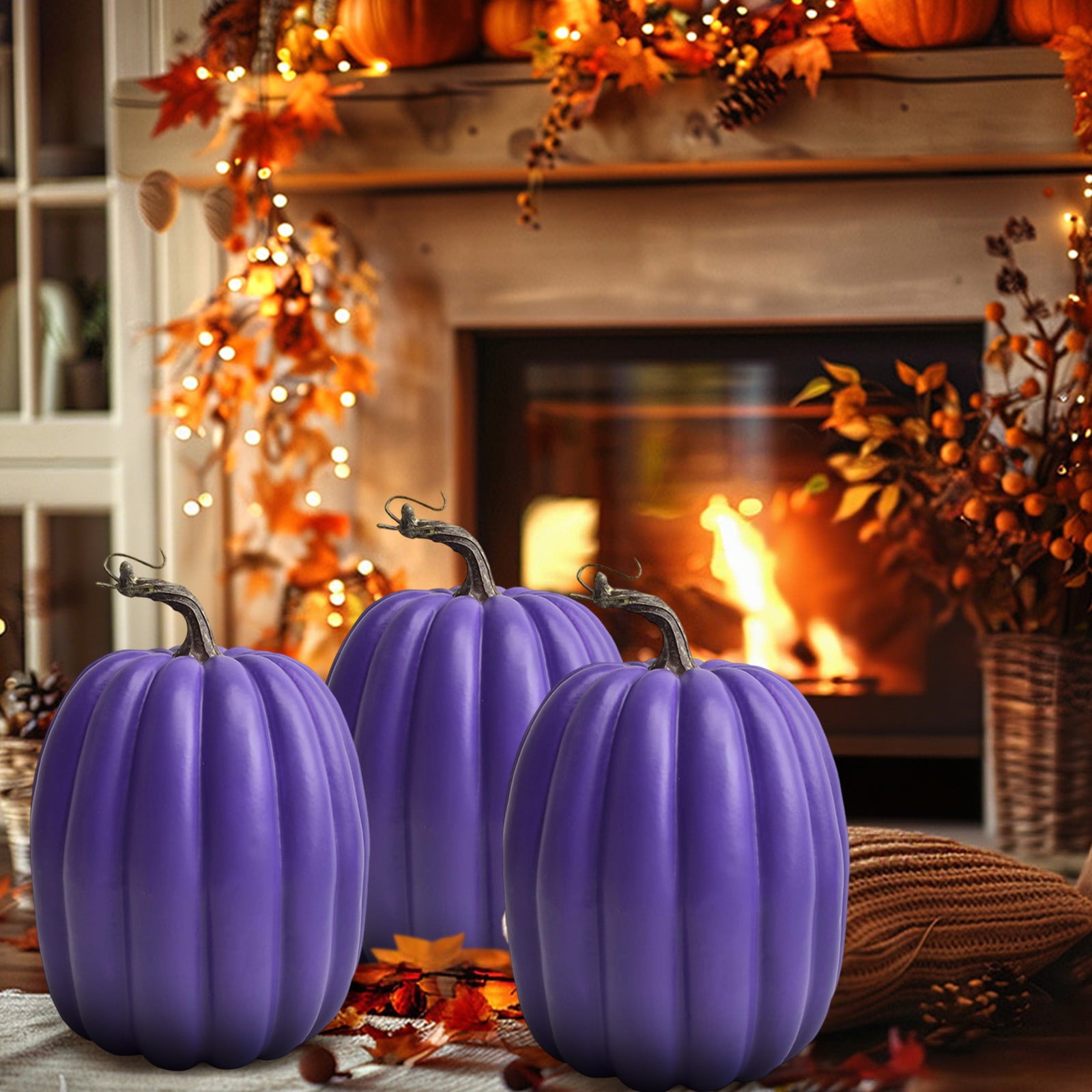 Yulucky Pumpkin Large Artificial Foam Pumpkins Decor Inch