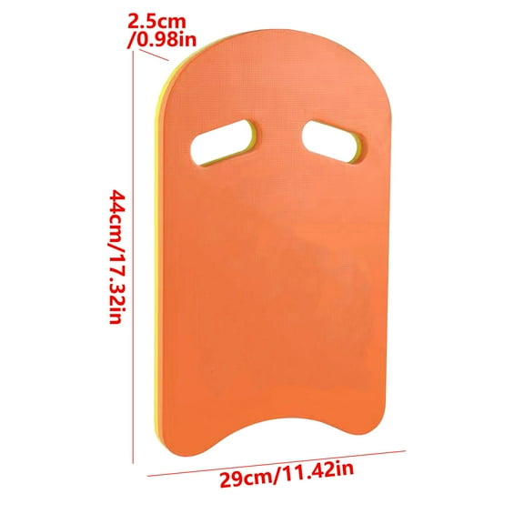Yulucky Water Board Swimming Kickboard for Kids and Adults Pool Training Aid Float Foam Board with Handle|Eva,Orange
