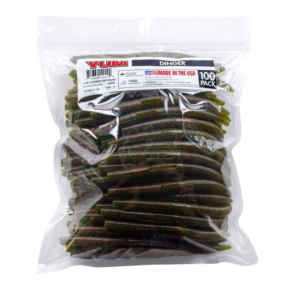 Yum Dinger: Bulk5'' WatermelonRedFlake100pk