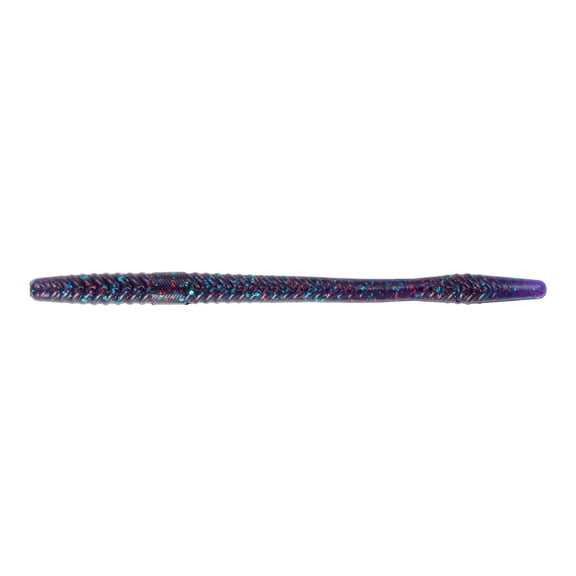 Yum Finesse Worm4'' Junebug Red Flake 12pk