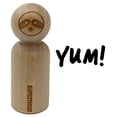 thumbnail image 1 of Yum Food Cooking Fun Text Rubber Stamp for Scrapbooking Crafting Stamping - Small 3/4 Inch, 1 of 7