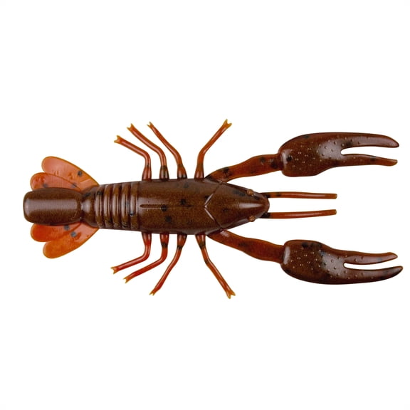 Yum Ned Craw Dark Brown/Rd Brwn