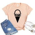 thumbnail image 1 of Yum T-shirt Foodie Tee Ice Cream Shirt Women's Workout Tshirt Summer Shirts Vacation Top Party Gift, 1 of 3