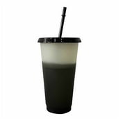 Yum Time Cup, Bottle,Temperature Sensitive and Cold Changing Cup Large Capacity Pp Plastic Cup Fashionable Water Cup,Glass&Bottle,1 Color Changing Cup