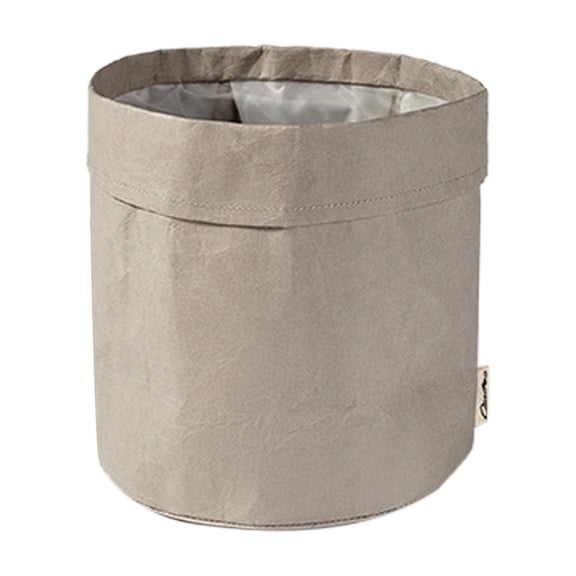 Yum Time Heavy-Duty Paper Bag Flower Pot - Reusable Store Produce Kraft Paper Sustainable Shopping Bag For Organizing Pantries Or Kitchens,Paper Kitchen Fridge Storage Bag Washable Leather Paper