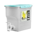 thumbnail image 1 of Yum Time Storage Container,3.5L Beverage Dispenser with Faucet High Temperature Resistance Iced Tea Beverage Bucket Cold Drink Juice Dispenser Jug for Party Restaurant Blue,1X Cold Water Bottle, 1 of 8