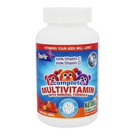 Yum-V's Complete Multivitamin with Mineral Formula Fruit Flavors Jellies For Kids, 120 Ea, 3 Pack