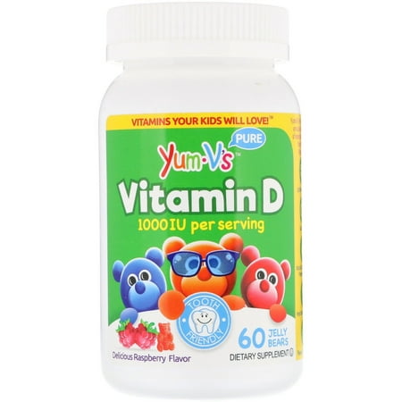Yum V's Vitamin D 1000 IU Jellies, 60 Ct