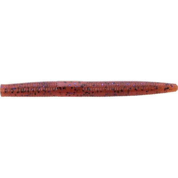 Yum YDG4279 Dinger Worm 4", Bourbon Berry, 10 bag