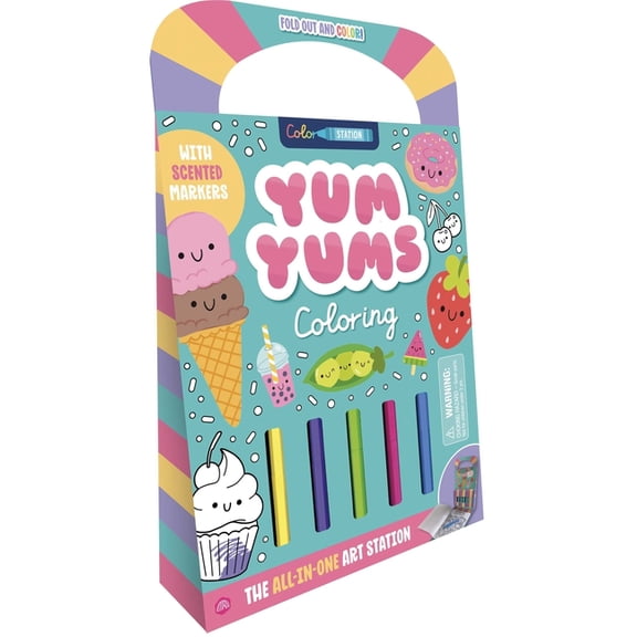 Yum Yums Coloring: The All-In-One Art Station, (Paperback)