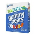 thumbnail image 1 of YumEarth Organic Gummy Bears BCF26 - Fruity Gummy Candy Snack Packs, Gluten Free Snacks for Kids - Allergy Friendly, Non-GMO, No Artificial Dyes - Assorted Flavors, 10.5 oz. (Pack of 15), 1 of 5