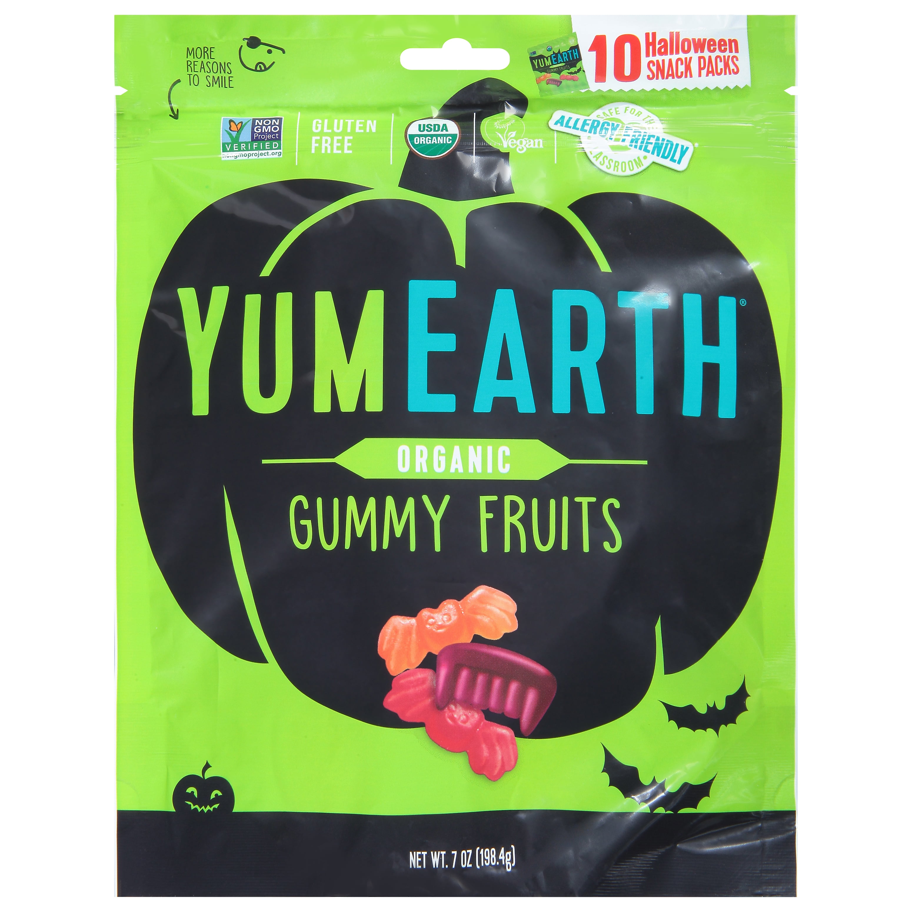 YumEarth - Organic Halloween Gummy Fruits, 10-Pack
