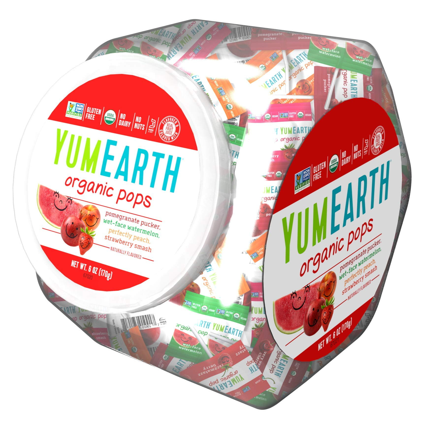 YumEarth Organic Pops – Assorted Flavors – (2 Pack) 50 Count – 12.3oz – Non-GMO - View #3