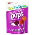thumbnail image 1 of YumEarth Organic Lollipops, Vitamin C, Assorted Flavors, 8.5 oz, 40 Ct, 1 of 10