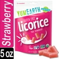 thumbnail image 1 of YumEarth Organic Strawberry Licorice, Gluten Free, Shelf-Stable, 5 oz Bag, 1 of 12