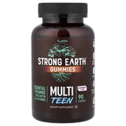 YumVs Strong Earth Gummies, Multi Teen, Raspberry, 90 Gummies