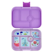 Yumbox Original Leakproof Bento Lunch Box for Kids (Lulu Purple with Paris Tray) 5 Compartments plus built-in dip well