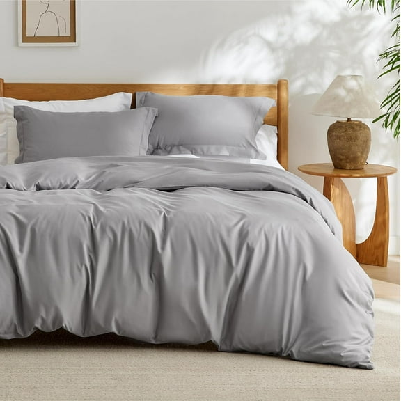 Yumcute Home Down Alternative Comforter Set - 3-Pieces - All Seasons Gray