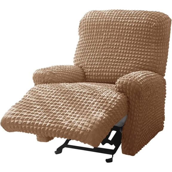 Yumcute Stretch Recliner Chair Slipcover, Massage Recliner Sofa Cover 1Seat Armchair Reclining Covers Washable Lazy Boy Furniture Protector