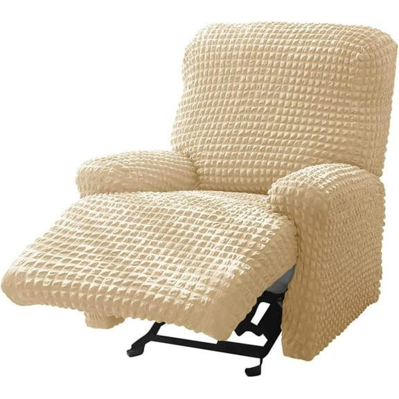 Yumcute Stretch Recliner Chair Slipcover, Massage Recliner Sofa Cover 1Seat Armchair Reclining Covers Washable Lazy Boy Furniture Protector