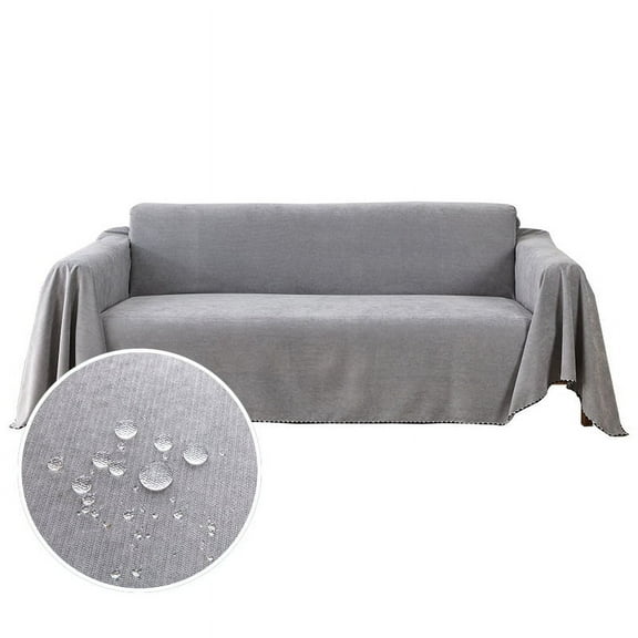 Yumcute Waterproof Sofa Covers for Dogs 100% Water Resistant Slipcover Furniture Protector for 3 Cushion Couch Thick Sectional Couch Covers Living Room Non-Slip