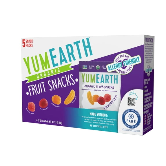 Yumearth Fruit Snack Org 3.5 Oz - Pack Of 6