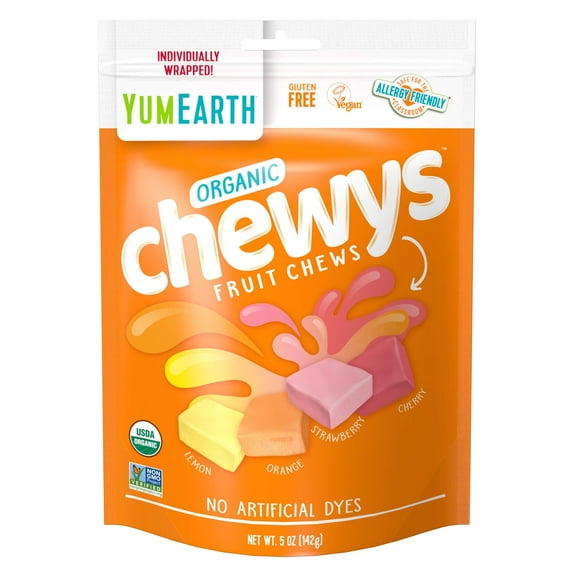 Yumearth - Chewys Fruit Chews - Case Of 6-5 Oz