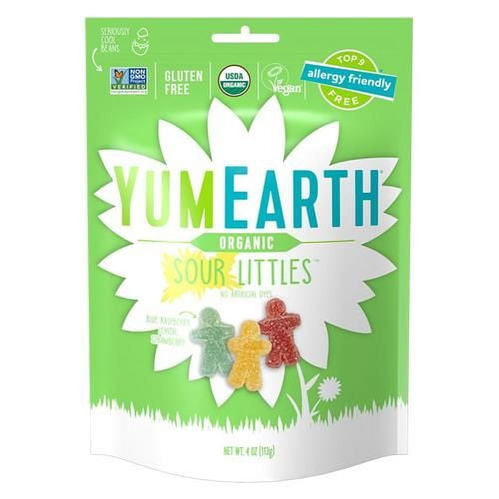 Yumearth Organic Easter Sour Littles Chewy Candy - Allergy Friendly (Top 9 Free), No Artificial Dyes Or Flavors, Non Gmo, Gluten Free, Vegan Candy Snacks - 4 Ounce (Pack Of 1) - Pack of 2