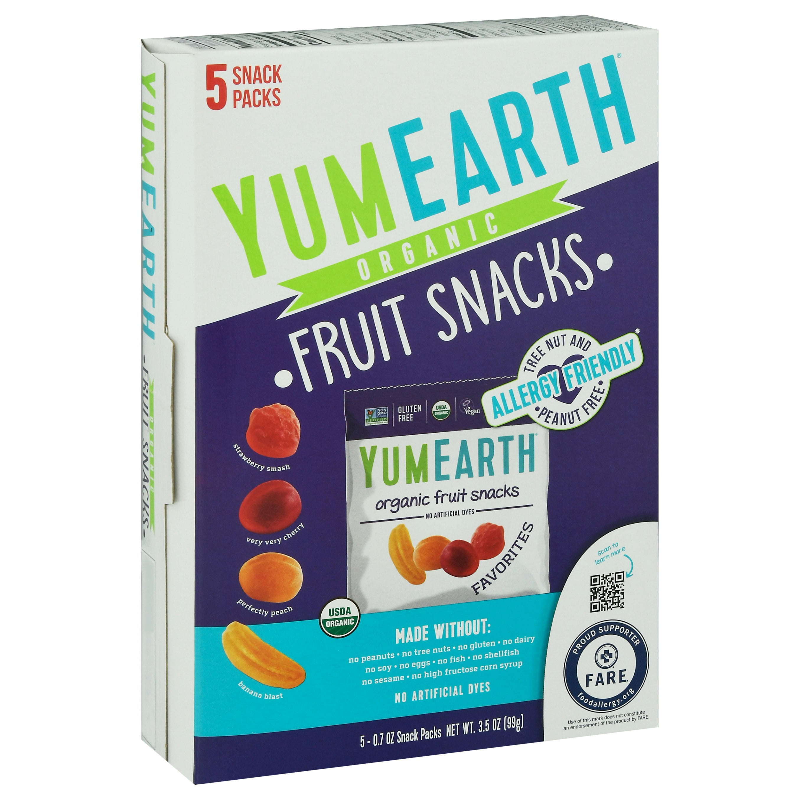 Yumearth Organic Fruit Snacks 3.5 oz (Pack Of 6)