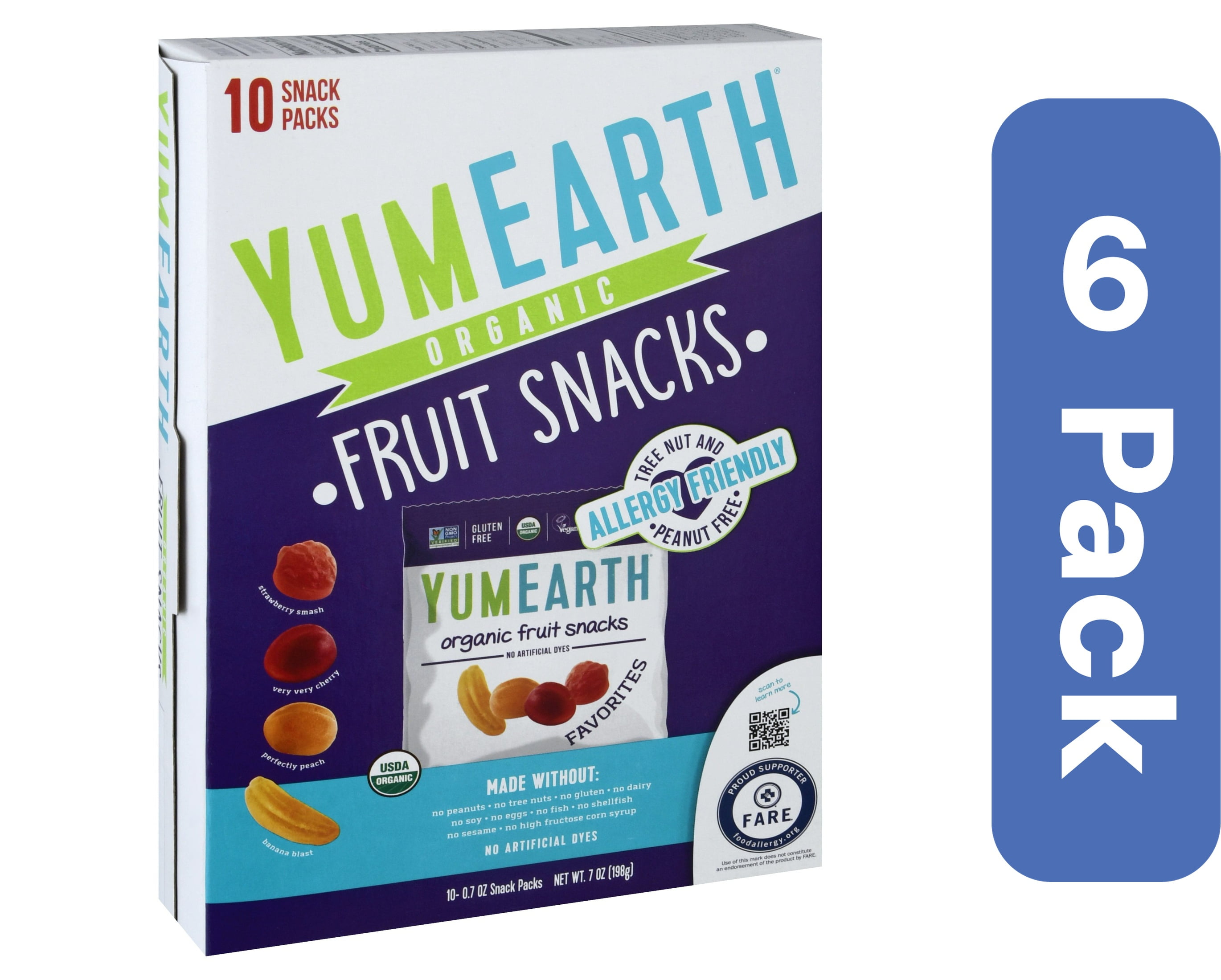 Yumearth Organic Fruit Snacks 7 oz (Pack Of 6)