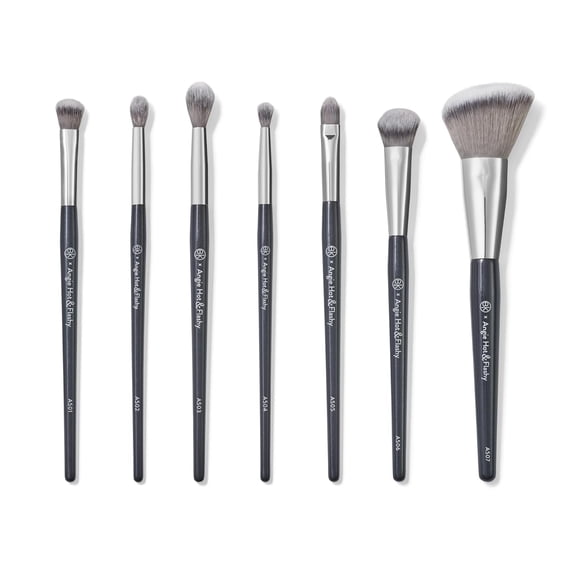 Yumeiren BK Beauty Brush - Brush Set (7PC) - Viral Under-Eye Concealer, Eye Shadow, Bronzer, Blush & Highlighter Makeup Brushes