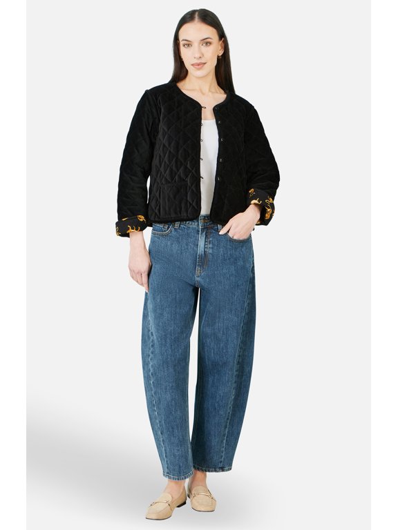 Jacket With Reversible Leopard Lining - Black, 6