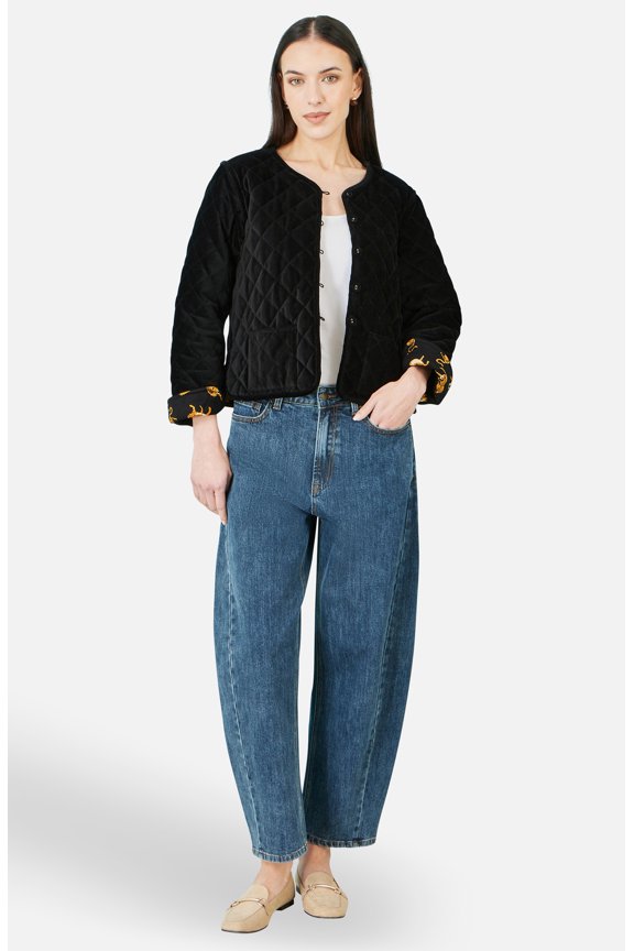 Jacket With Reversible Leopard Lining - Black, 6