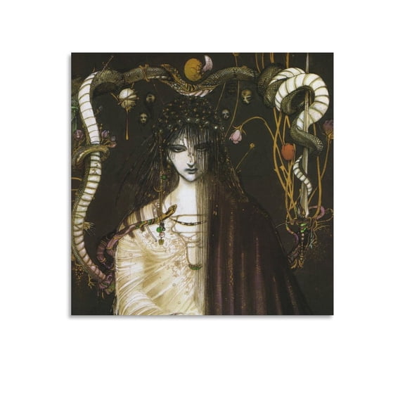 Yumihiko Amano Japan Artist Painting Poster Canvas Art Poster and Wall Art Picture Print Modern Family bedroom Decor Posters 16x16inch(40x40cm)