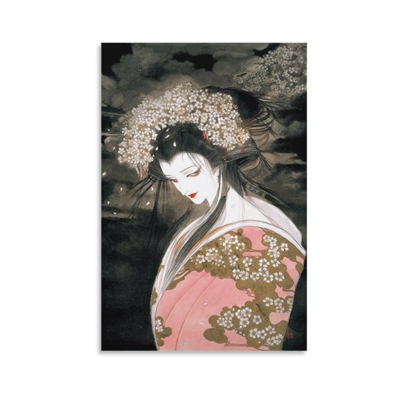 Yumihiko Amano Japan Painter Poster Painting Print Photo Art Painting Canvas Poster Home Decorative Bedroom Modern Decor Posters Gifts 16x24inch(40x60cm)