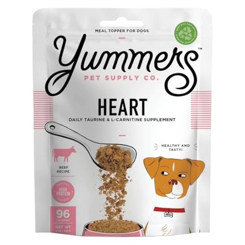 Yummers Heart, Taurine & AIF4 LCarnitine Supplement, Beef Recipe, 8 oz