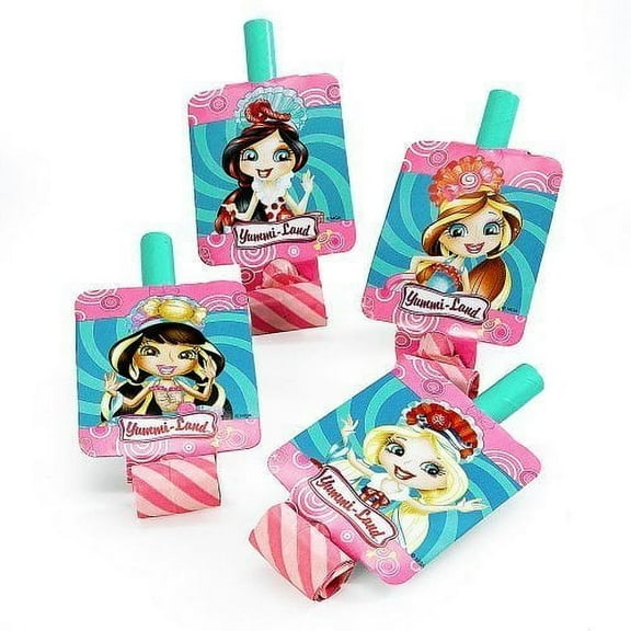 Yummi-Land Blowout Party Noisemakers, 8 Count