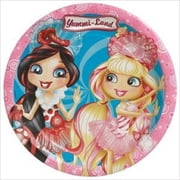 Various Disposable Paper Plates, 8 Count
