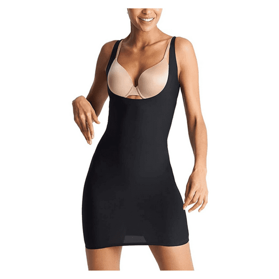 Yummie Women's 3-in-1 Shaping Slip, BLACK, 1X