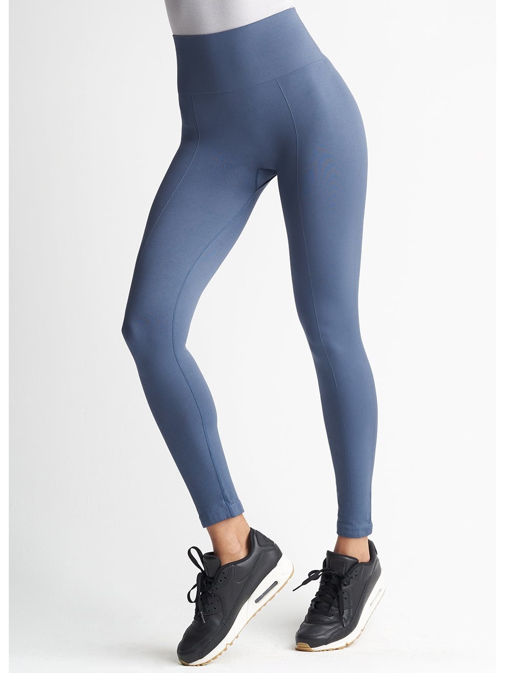 Yummie by Heather Thomson Full Length Seamless Leggings, Blue