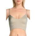 thumbnail image 1 of Yummie by Heather Thomson Womens Seamless Underwire Camisole Bra Beige M/L, 1 of 1