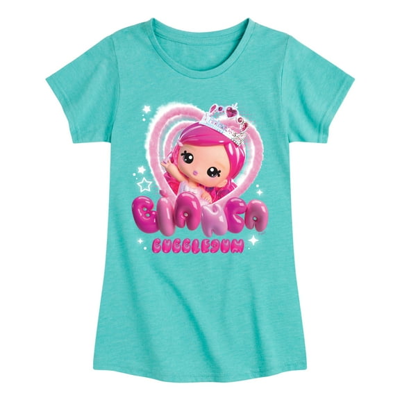 Yummiland - Bianca Bubblegum - Toddler And Youth Girls Fitted Short Sleeve Graphic T-shirt
