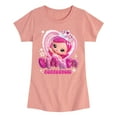 thumbnail image 1 of Yummiland - Bianca Bubblegum - Toddler And Youth Girls Fitted Short Sleeve Graphic T-shirt, 1 of 4