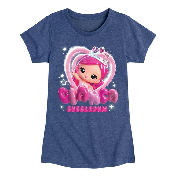 Yummiland - Bianca Bubblegum - Toddler And Youth Girls Fitted Short Sleeve Graphic T-shirt